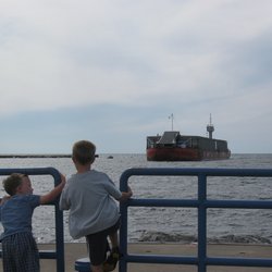 You Never Know What's Going to Sail in!